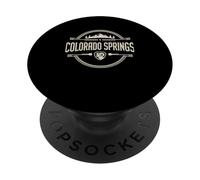 Diseño de Paisaje Urbano de montaña de Colorado Springs PopSockets PopGrip Adhesivo