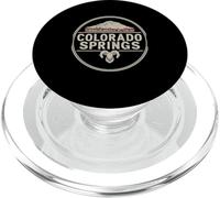 Diseño de Paisaje Urbano de montaña de Colorado Springs PopSockets PopGrip para MagSafe