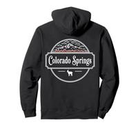 Diseño de Paisaje Urbano de montaña de Colorado Springs Sudadera con Capucha