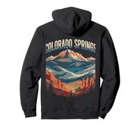 Diseño de Paisaje Urbano de montaña de Colorado Springs Sudadera con Capucha