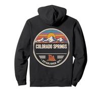 Diseño de Paisaje Urbano de montaña de Colorado Springs Sudadera con Capucha