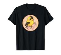 Diseño de pájaro de Anime jilguero Americano súper Lindo Camiseta