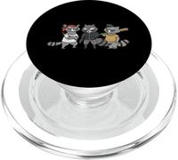 Diseño de pandilla de Mapache para un Amante de los mapaches PopSockets PopGrip para MagSafe