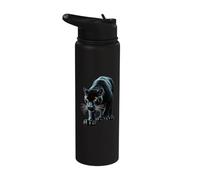 Diseño de Pantera Maya de México Azteca Stainless Steel Insulated Water Bottle