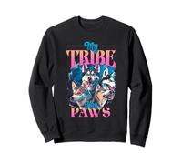 Diseño de Paquete My Tribe Has Paws para Amantes de los Perros Husky Sudadera