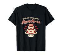 Diseño de Pastel felizmente Casado Historia de éxito de células cerebrales Camiseta