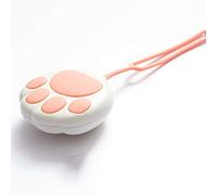 Diseño de pata de gato Carga USB Calentador de manos de invierno Práctico Cómodo Calefacción eléctrica suave Almohadillas calientes Cojín El mejor regalo - Rosa y blanco