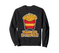 Diseño de Patatas Fritas para Hombre - Thank God It's Fry Day Sudadera