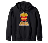 Diseño de Patatas Fritas para Hombre - Thank God It's Fry Day Sudadera con Capucha