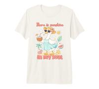Diseño de Pato con Texto en inglés There is Sunshine in My Soul Camiseta Premium