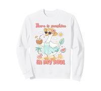 Diseño de Pato con Texto en inglés There is Sunshine in My Soul Sudadera