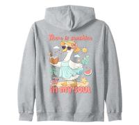 Diseño de Pato con Texto en inglés There is Sunshine in My Soul Sudadera con Capucha