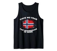 Diseño de Patrimonio Vikingo «Have No Fear The Norwegian Is Here» Camiseta sin Mangas