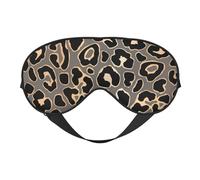 Diseño De Patrones Sin Fisuras De Leopardo En Oro De Lujo, Cubreojos completos Antifaz bloqueador de luz Antifaz para dormir Antifaz suave con los ojos vendados Noche