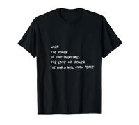 Diseño de Paz Mundial Camiseta