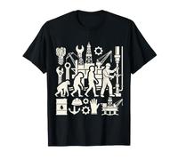Diseño de perforación de Plataforma Offshore evolución del Trabajador de la Plataforma petrolera Camiseta