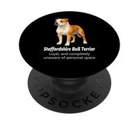 Diseño de Perro Staffordshire Bull Terrier para Padres Staffy PopSockets PopGrip Adhesivo