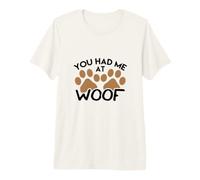 Diseño de Perros para Amantes de los Perros You Had Me at Woof Camiseta Premium
