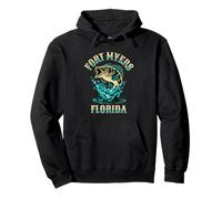 Diseño de Pesca de Fort Myers Florida USA Sudadera con Capucha