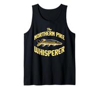 Diseño de Pesca Northern Pike Whisperer Camiseta sin Mangas