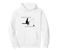Diseño de Pescador, Captura Momentos, CREA memorias, Amor de Pescador Sudadera con Capucha