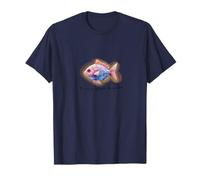 Diseño de pez Colorido Pez Fantástico Pez Lindo Arte Polígono Arte Simple Curativo Mar Pastel Camiseta