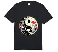 Diseño de pez Yin Yang Koi Comfort Colors Adult Heavyweight T-Shirt