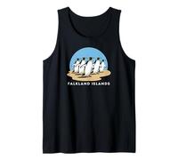 Diseño de pingüino de las Islas Malvinas para amantes de la naturaleza y los animales Camiseta sin Mangas