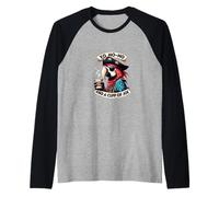 DISEÑO DE Pirata Divertido. YO HO HO Y UNA Taza DE Joe. Taza DE CAFÉ Camiseta Manga Raglan