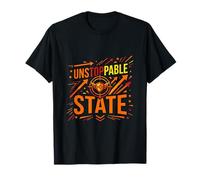 Diseño de Poder de motivación audaz de Estado imparable Camiseta