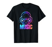 Diseño de producción Musical de Techno y EDM con Auriculares Camiseta