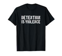 Diseño de protesta de Plantilla de detención es Violencia Camiseta