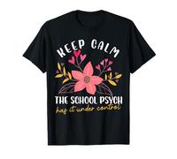 Diseño de psicología de la escuela Keep Calm Camiseta