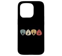 Diseño de púa de Guitarra para Amantes de la música Retro y guitarristas Carcasa para iPhone 15 Pro