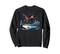 Diseño de puente New York Dragon NYC Skyline GW Sudadera