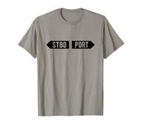 Diseño de Puerto y Stbd Camiseta