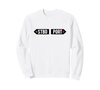 Diseño de Puerto y Stbd Sudadera