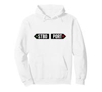 Diseño de Puerto y Stbd Sudadera con Capucha