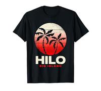 Diseño de Puesta de Sol en Hilo Big Island, Hilo Beach, Hawái Camiseta