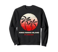 Diseño de Puesta de Sol en la Isla Anna Maria de Florida Sudadera