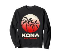 Diseño de Puesta de Sol en la Isla Grande de Kona, Kona Beach, Hawái Sudadera