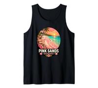 Diseño de Puesta de Sol en la Playa Tropical de Sands Bahamas Camiseta sin Mangas