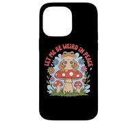 Diseño de Rana Let Me Be Weird In Peace Carcasa para iPhone 14 Pro MAX