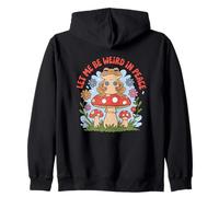 Diseño de Rana Let Me Be Weird In Peace Sudadera con Capucha