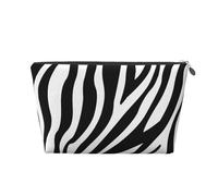 Diseño de Rayas de Cebra., Bolsa de artículos de tocador Bolsa de Maquillaje Bolsa de cosméticos Bolsa de artículos de tocador de Viaje portátil