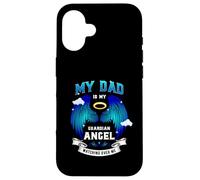Diseño de Recuerdo y mi papá es mi ángel de la Guarda Carcasa para iPhone 16