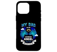 Diseño de Recuerdo y mi papá es mi ángel de la Guarda Carcasa para iPhone 16 Pro MAX