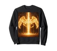 Diseño de Regalo de Angel of Eternal Fire Celestial Guardian Light Sudadera