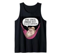 Diseño de relajación Spike Stress Hedgehog Camiseta sin Mangas
