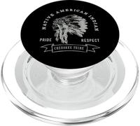 Diseño de Respeto del Orgullo Indio Nativo Americano de la Tribu Cherokee PopSockets PopGrip para MagSafe